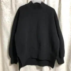 HONEYSUCKLE ROSE 黒 ニットセーター M 厚手ニット