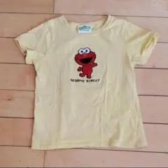 セサミストリート エルモ （小さめ130）半袖Tシャツ イエロー 男の子女の子のサムネイル