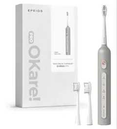 電動歯ブラシ Okare! PRO EPEIOS【2本替えブラシ付】音波電動