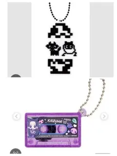 2点 カセットテープチャーム たまごっち カプセルラバーマスコット