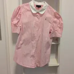 ラルフローレン　半袖　パフスリーブ　ブラウス