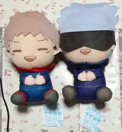 呪術廻戦 虎杖悠仁、五条悟 BIGぬいぐるみ　　　全２種揃いのペアセット