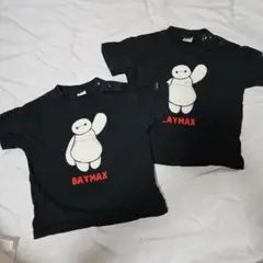 まとめ売り　２枚セット　双子　ベイマックス　BAYMAX Tシャツ 2枚セット