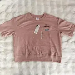 新品　おぱんちゅうさぎLサイズ ライトスウェットTシャツ5分袖　GU