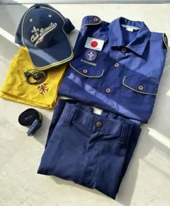 【記名無し】ボーイスカウト⭐︎カブ隊⭐︎半袖半ズボン制服上下150 その他小物