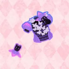 【同梱300円】　フローラルバタフライパープル　トップス　プリマジ