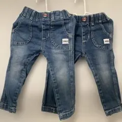 EDWIN デニム長ズボン 95センチ２枚