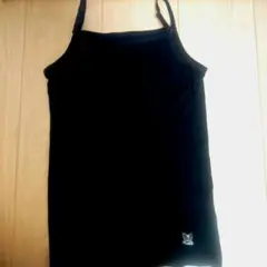 【美品！】TOPVALU 黒いキャミソール（肌着） 140