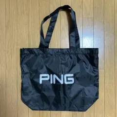 【新品・未使用品】 PING エコバッグ 黒