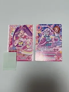 アイカツ！×プリパラ 入場特典 真中らぁら 大空あかり プリチケ アイ