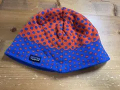 patagonia ニット帽 オレンジ・青 パタゴニア ビーニー