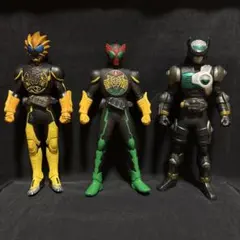 ソフビ　仮面ライダーオーズ　3体セット