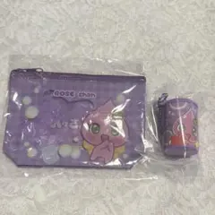 しずくちゃん　コインシリンダー　 ポーチ ロゼちゃん　ガチャガチャ
