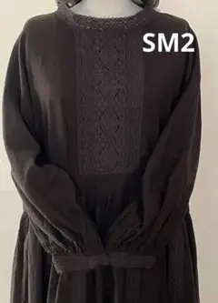 ☆GWセール☆新品・タグ付【SM2】レースの美しいバルーンスリーブワンピース