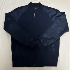 ZARA ネイビー MA-1ジャケット Lのサムネイル
