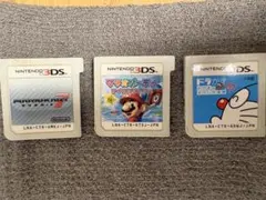3DS ソフト マリオカート.マリオパーティアイランドツアー.ドラかず3点セット