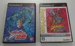 PS2ソフトジョジョの奇妙な冒険 ファントムブラッド / 黄金の旋風 2本セット