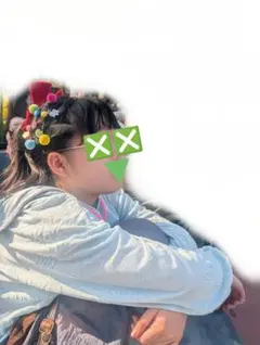 ヴェネロペ風　カラフルヘアゴムとヘアピンシュシュセット