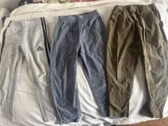 adidas グレー ジョガーパンツ 3点セット