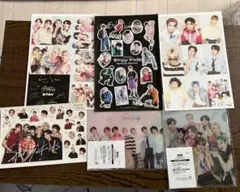 スキズ雑誌の付録クリアファイル 2枚シール4枚ポストカード1枚セット