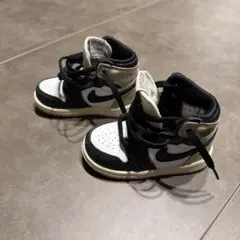 NIKE ハイカットスニーカー ホワイト×ブラック｜キッズ 11cm（US5C）