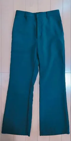 黒ストレートパンツ ウエストゴム　Lサイズ