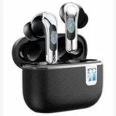 ワイヤレスイヤホン　黒　ブラック　イヤホン bluetooth 5.4