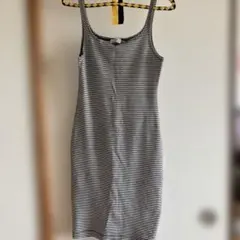 ZARA Trafaluc ボーダー キャミワンピース M