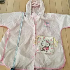 Hello Kitty レインコート 収納袋付き