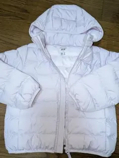 ユニクロ　パフテックウォッシャブルパーカ　薄紫　110サイズ