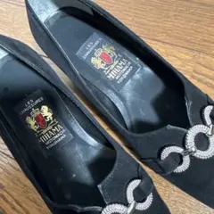 MIHAMA ブラック パンプス 23.5cmのサムネイル