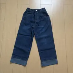 しまむら　ワイドデニム　120cm