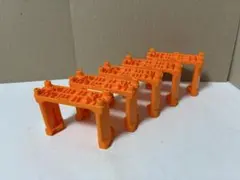 【プラレール】道路橋脚 5個 オレンジ色 EF510レッドサンダーふみきりセット