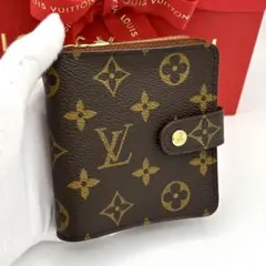 ルイ・ヴィトン 二つ折り財布 コンパクト ジップ モノグラム M61667 レディース LOUIS VUITTON ルイヴィトン 財布 LOUIS VUITTON 折財布/ラウンドファスナー式