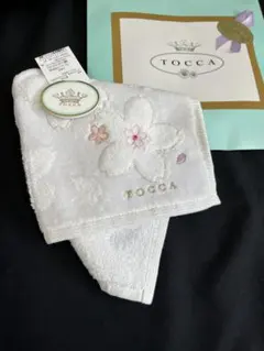 【H6】TOCCA タオルハンカチ タグ付き 花柄のサムネイル