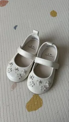 Cottoli フォーマルシューズ 14.0 ホワイト　バースデイ