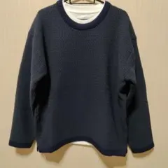 カノコニットプルオーバー&長袖Tシャツ　ネイビーのサムネイル