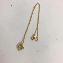 Givenchyジバンシー クリアストーン シルバーカラーネックレス 44304 