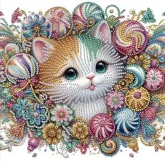 ☆専用☆ダイヤモンドアート 30cm×30cm ファンタジー猫 - メルカリ