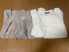 美品　A.V.Vフォーマルブラウス２枚セット　セレモニーMからLサイズ