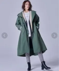 ezick 【ライナー取り外し可】ライナーベストフードコート Sサイズ