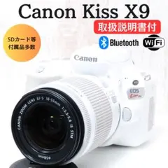❤️美品❤️希少カラー❤️Wi-Fi搭載❤️STMレンズ　Canon Kiss X9 白のサムネイル