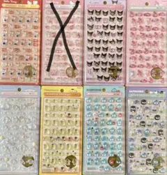 新作正規品　サンリオボンボンドロップシール 7枚セット