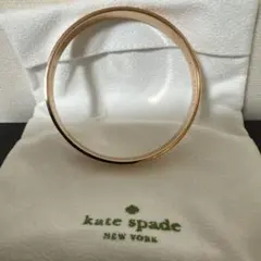 【未使用】kate spade ゴールド　バングル