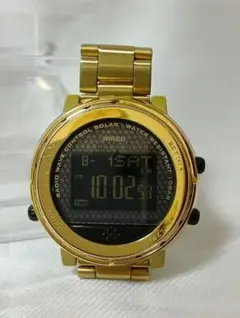 藤原ヒロシ ハニカ厶×SEIKO WIRED h 電波ソーラー 腕時計ゴールドのサムネイル