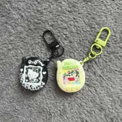 ハローキティ クレヨンしんちゃん キーホルダー 2個セットのサムネイル