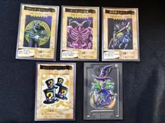 遊戯王 バンダイ 初期 カードセット デーモンの召喚 暗黒騎士ガイア他