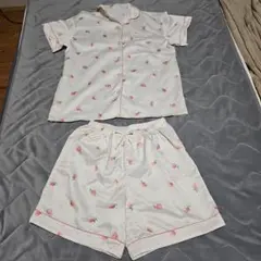 桃の花柄パジャマセット 160cm