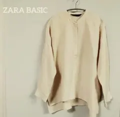 《ZARA BASIC》プルオーバー 　 ベージュ　オーバーサイズ　ゆったり