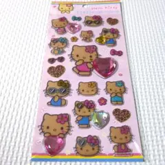 サンリオ 日焼けキティ キラキララインストーンシール